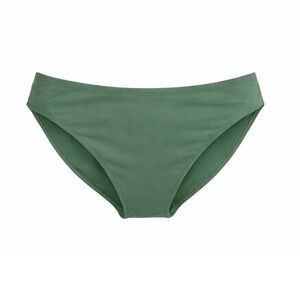 NWT Shade & Shore Bikini Bottoms, Low Rise Full Seat Coverage - Green, Women's L